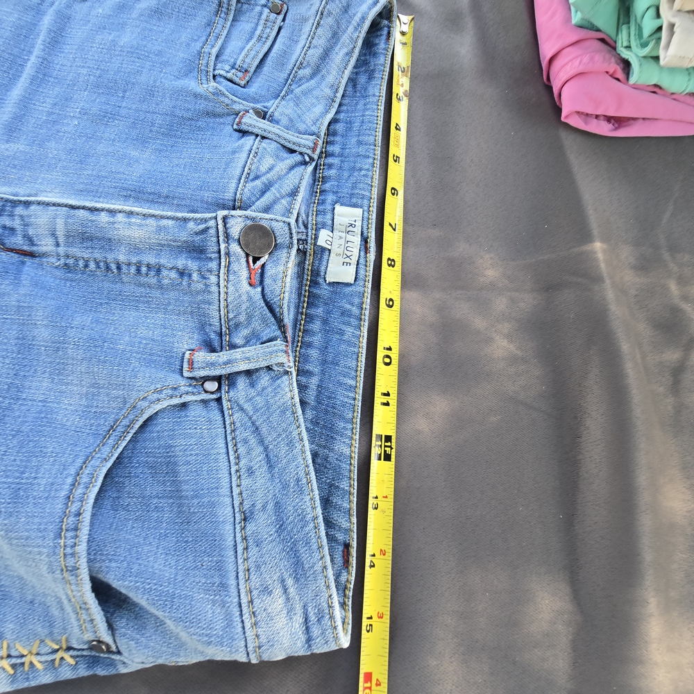 Tru Luxe Jeans Blue Flare & Wide Leg 10 A-17 - Picture 12 of 14